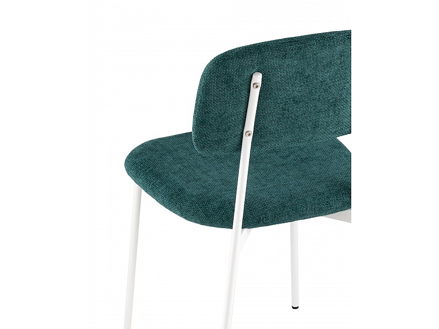 Стул Chao темно-зеленый белые ножки