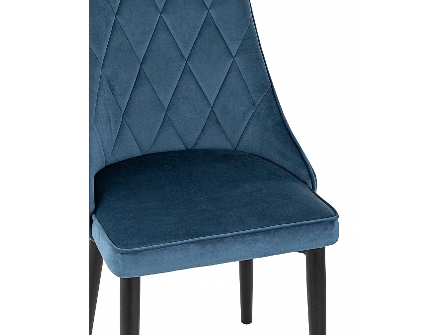 Стул Версаль велюр пыльно-синий