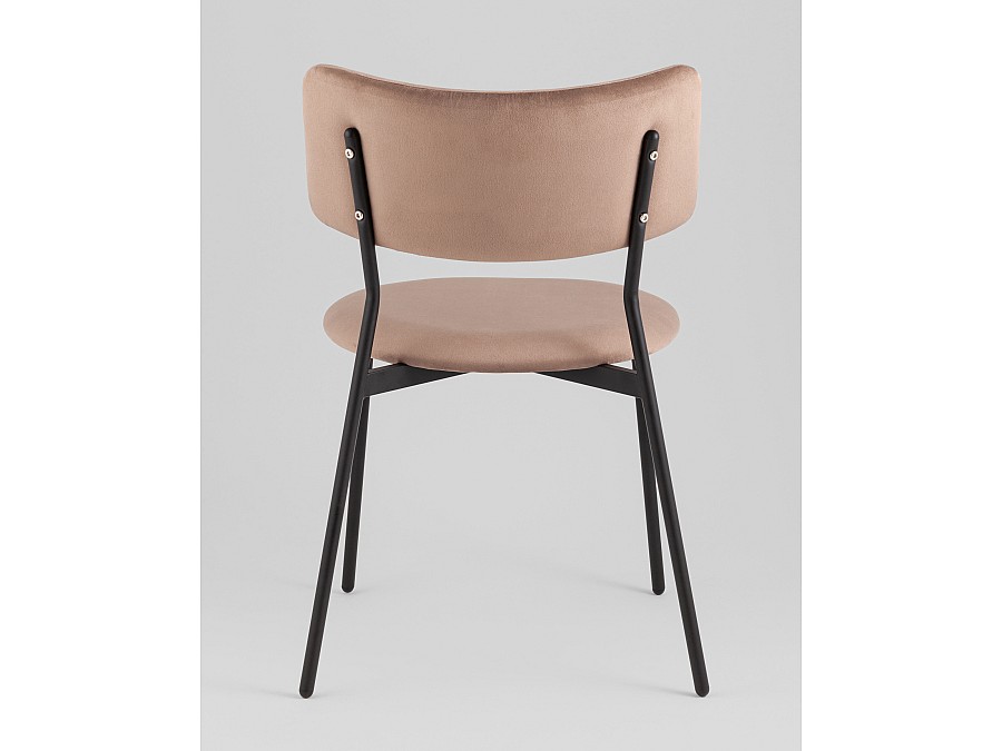 Стул Амелия велюр коричневый