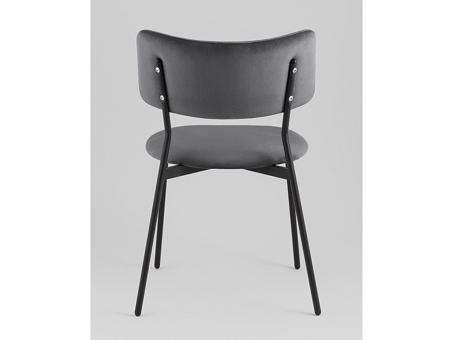 Стул Амелия велюр темно-серый