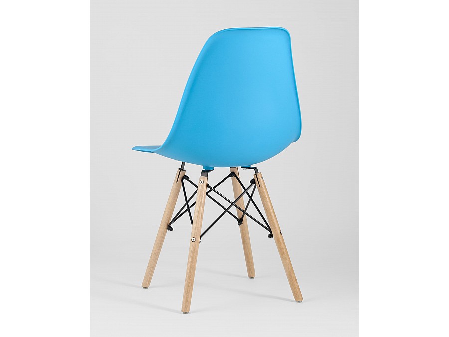 Стул Eames Style DSW бирюзовый (разборный каркас)
