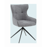 Стул Carlene вращающийся серый