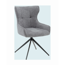 Стул Carlene вращающийся серый