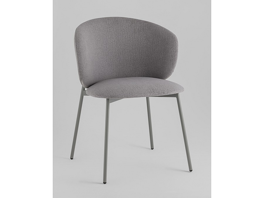 Стул Блейз велюр серый