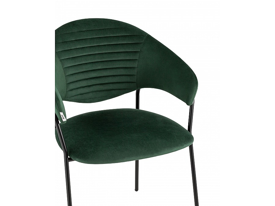 Стул Алексис велюр зелёный