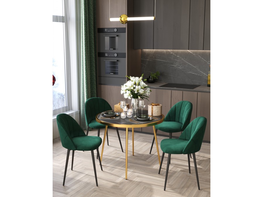 Стул Логан SN велюр зелёный