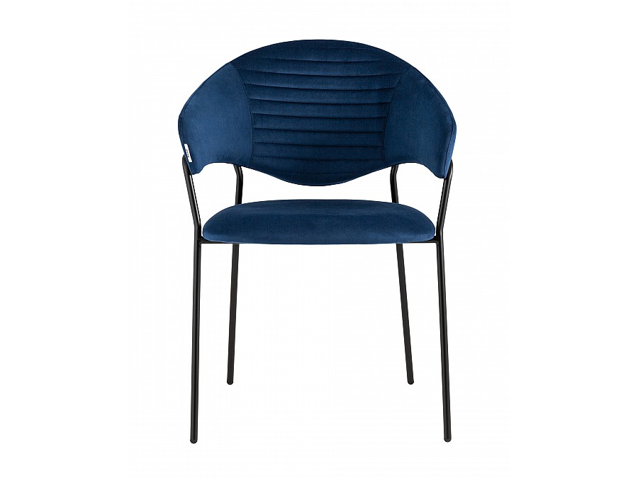Стул Алексис велюр синий