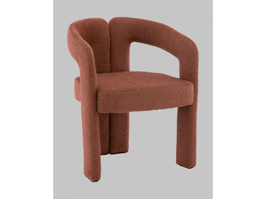 Стул Болинджер букле терракотовый