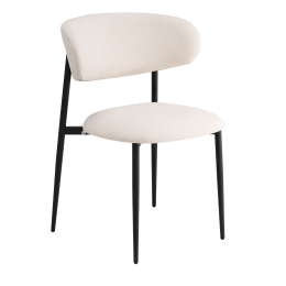 Стул Килиан велюр молочный