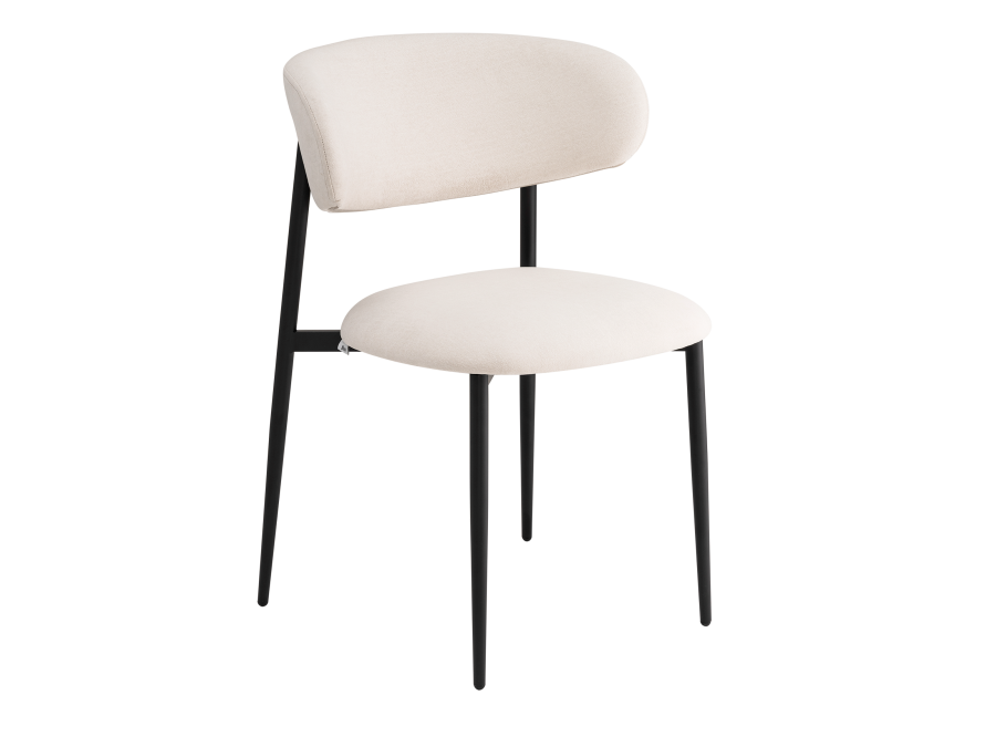 Стул Килиан велюр молочный