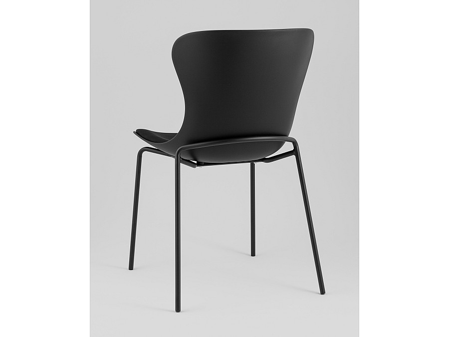 Стул Shaya с подушкой пластик черный