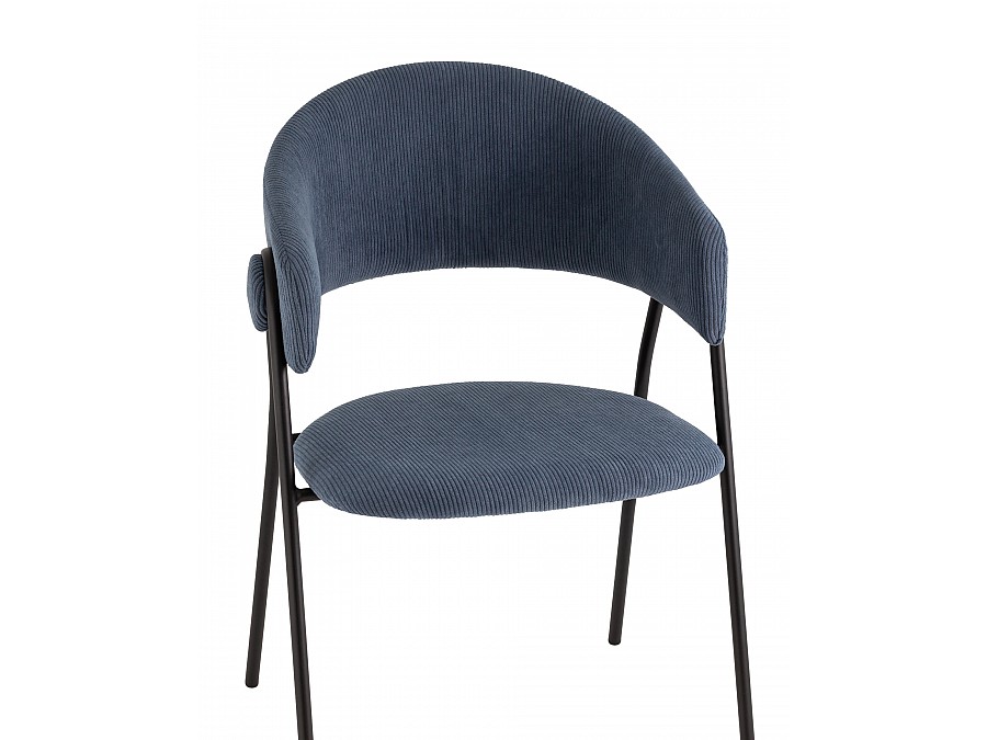 Стул Колин NEW вельвет пыльно-синий