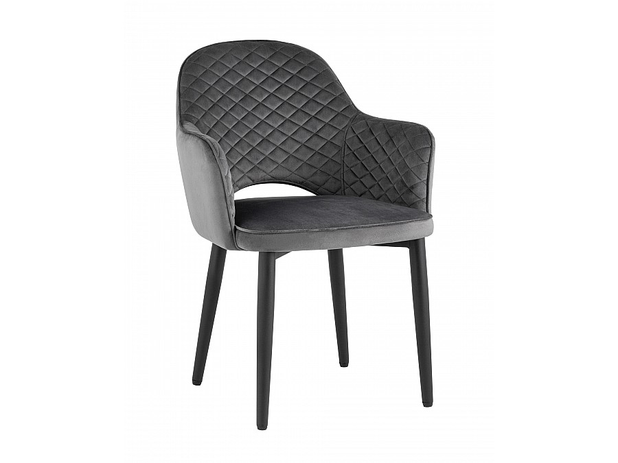 Стул Венера диамант NEW, велюр серый NP