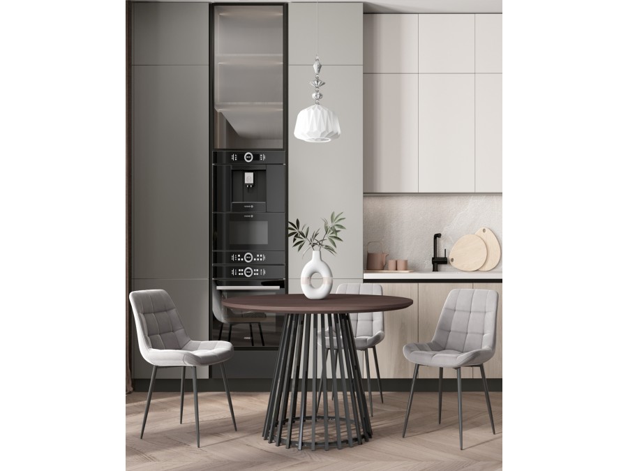 Стул Флекс N велюр велютто серый