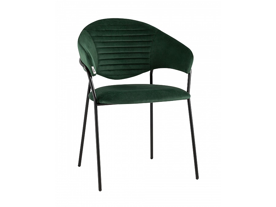 Стул Алексис велюр зелёный