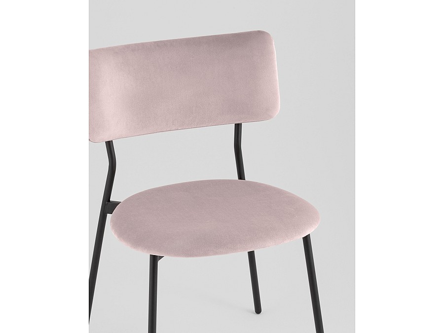 Стул Амелия велюр пыльно-сиреневый
