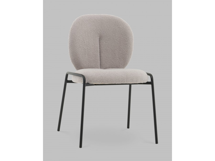 Стул Моллек букле светло-серый