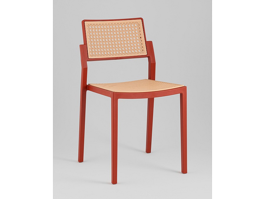 Стул пластиковый Milto красный