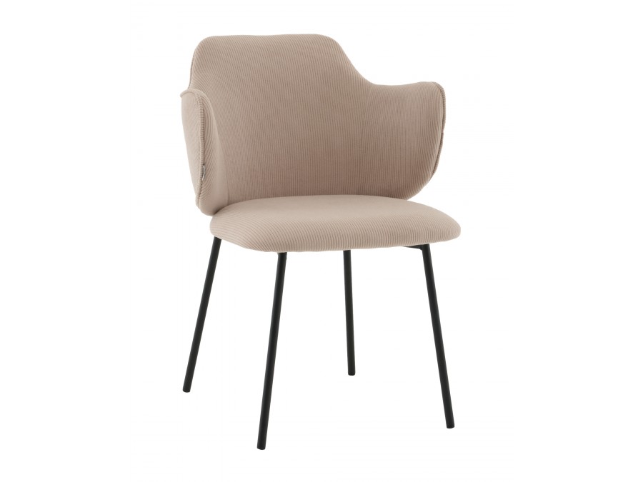 Стул Джиннет велюр бежевый