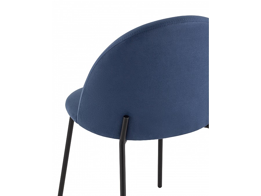 Стул Коди велюр синий