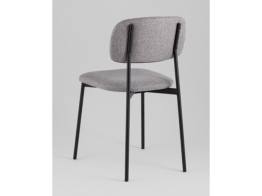 Стул Майло рогожка серый