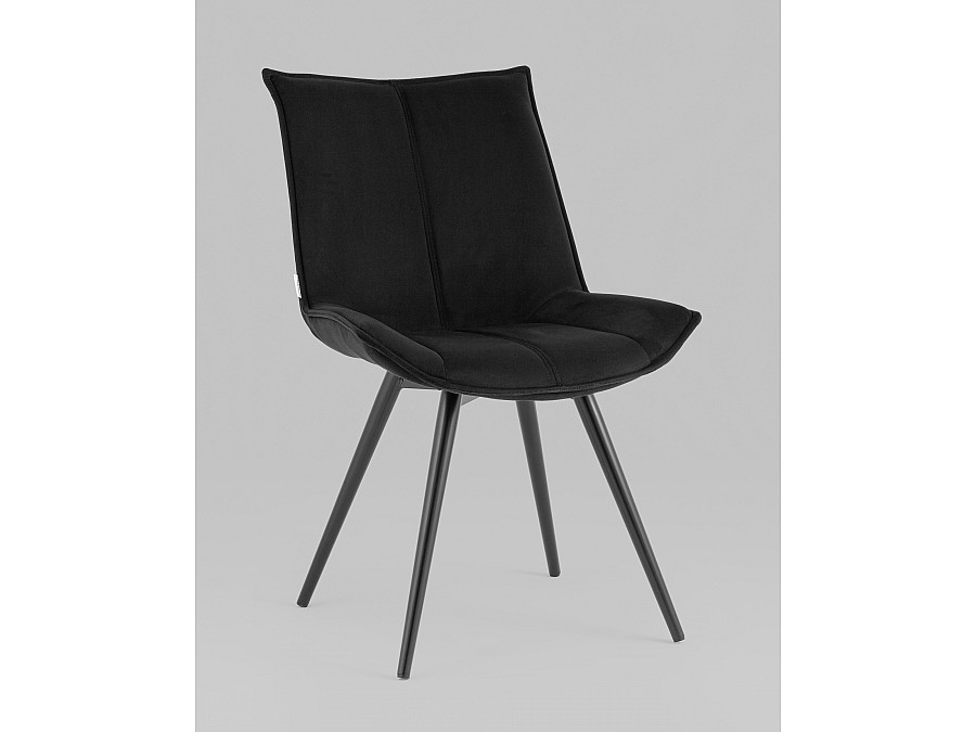 Стул вращающийся Робб велюр черный