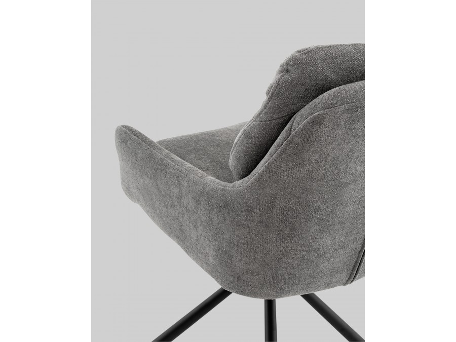 Стул Ральфио букле серый