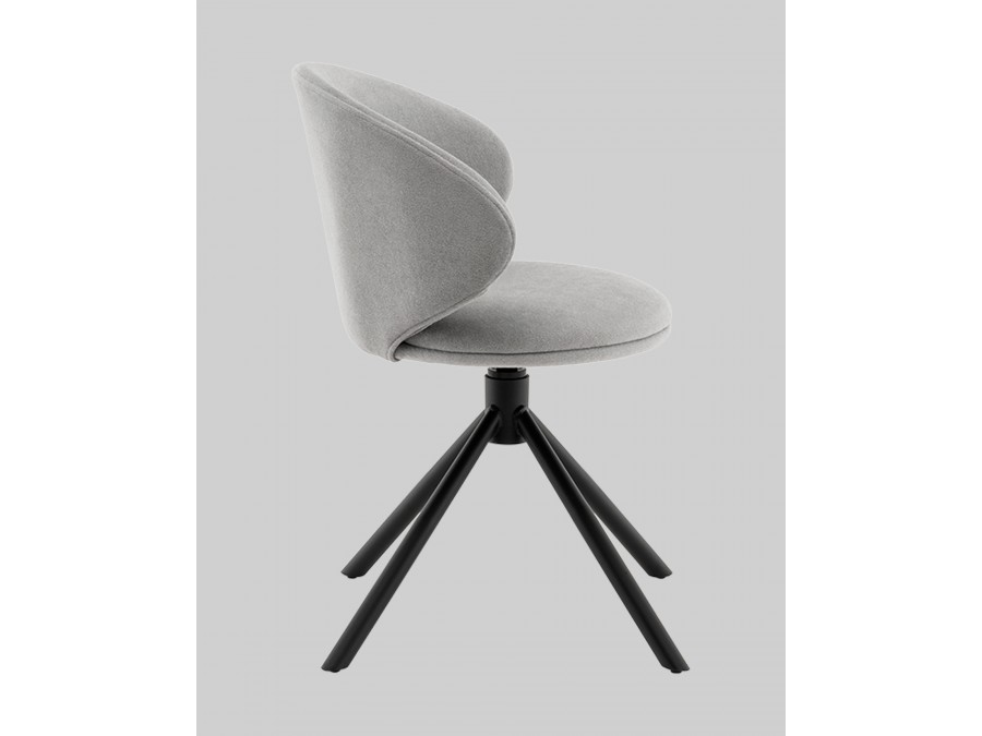 Стул Труфальд велюр светло-серый