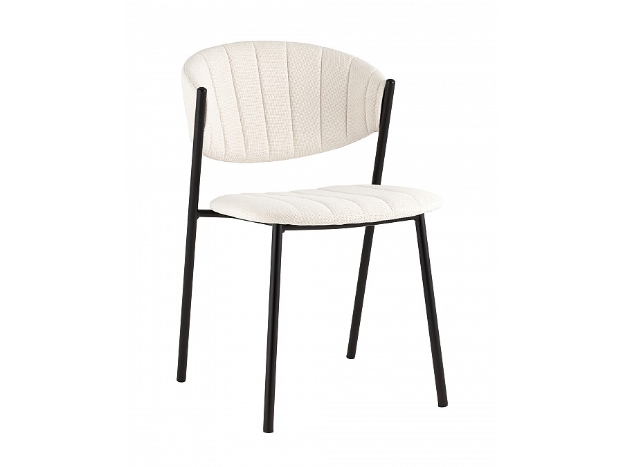 Стул Харпер ткань рогожка молочный