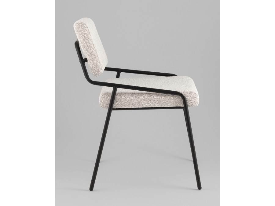 Стул Теллинг шенилл серо-бежевый