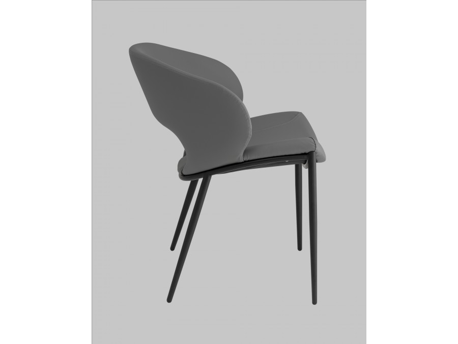 Стул Вивьен экокожа серый