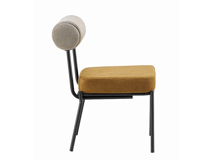 Стул обеденный Ponpoun бежевый терракотовый