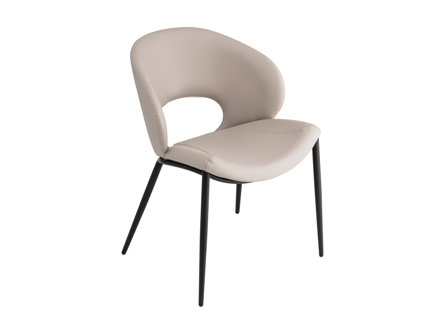 Стул Вивьен экокожа светло-бежевый