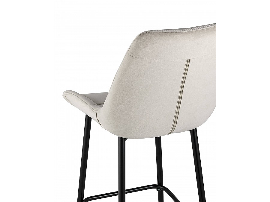 Стул барный Флекс велюр бежевый