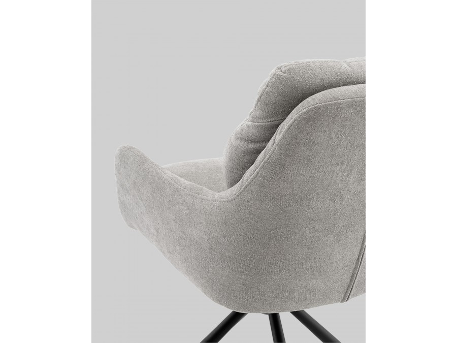 Стул Ральфио букле светло-серый