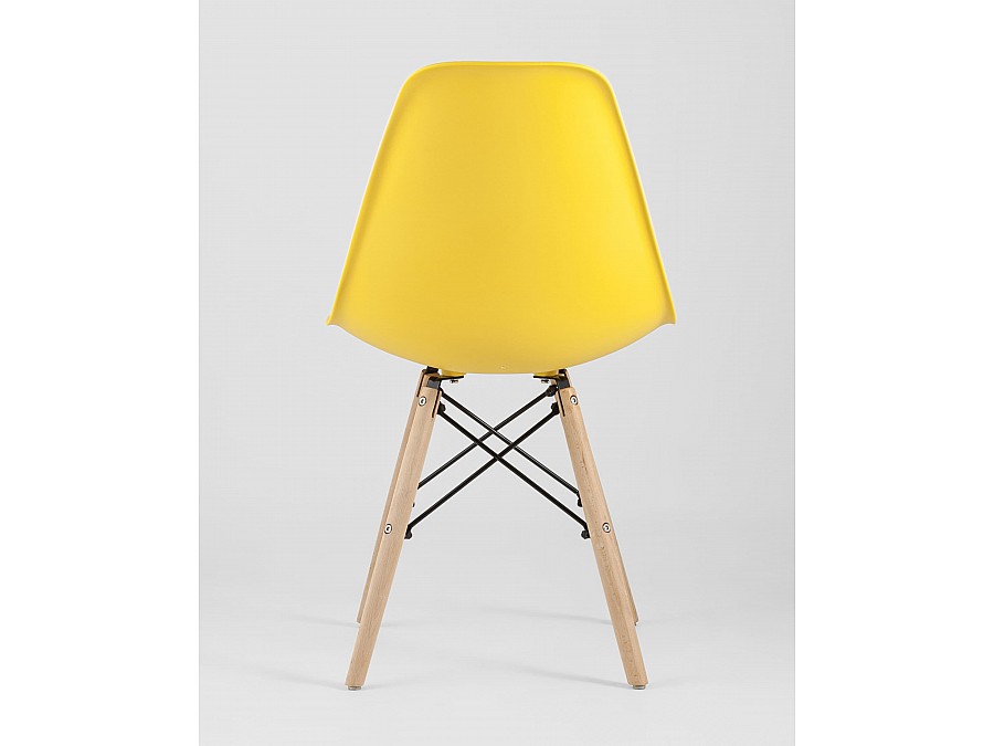 Стул Eames Style DSW желтый (разборный каркас)