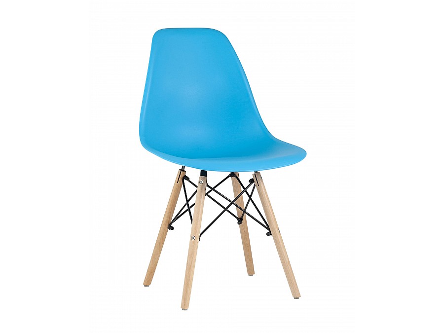 Стул Eames Style DSW бирюзовый (разборный каркас)