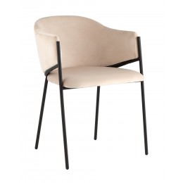 Стул Brace велюр молочный