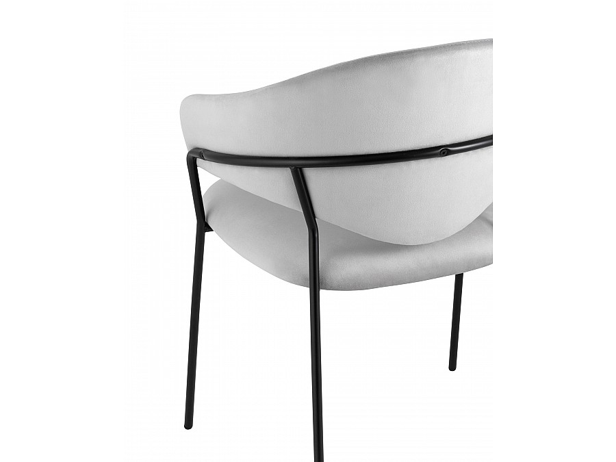 Стул Алексис велюр серый