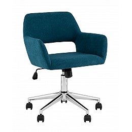 Стул офисный ROSS рогожка синий