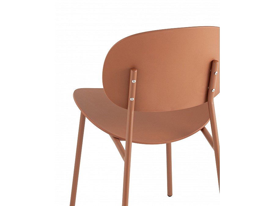 Стул Edie пластик коричневый