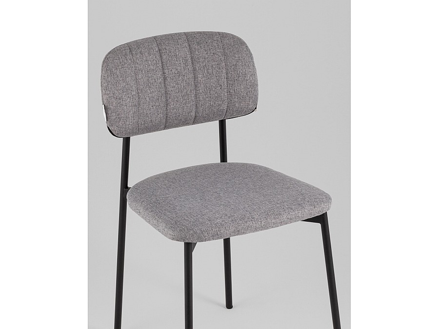 Стул Майло рогожка серый