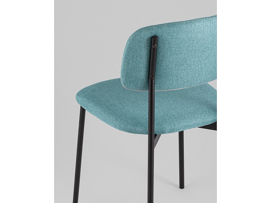 Стул Майло рогожка мятный