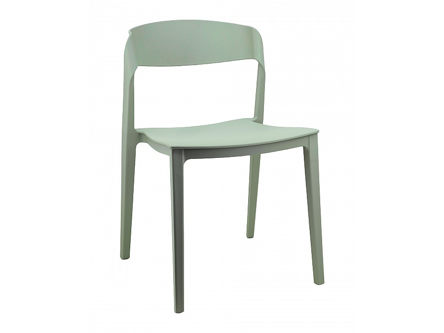 Стул Moris пластик серо-зеленый