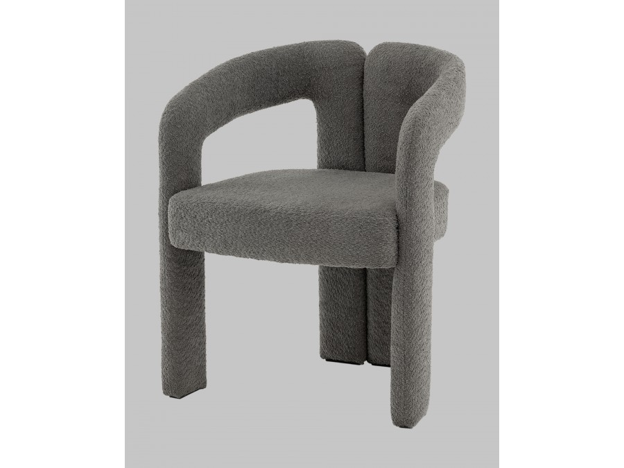 Стул Болинджер букле темно-серый
