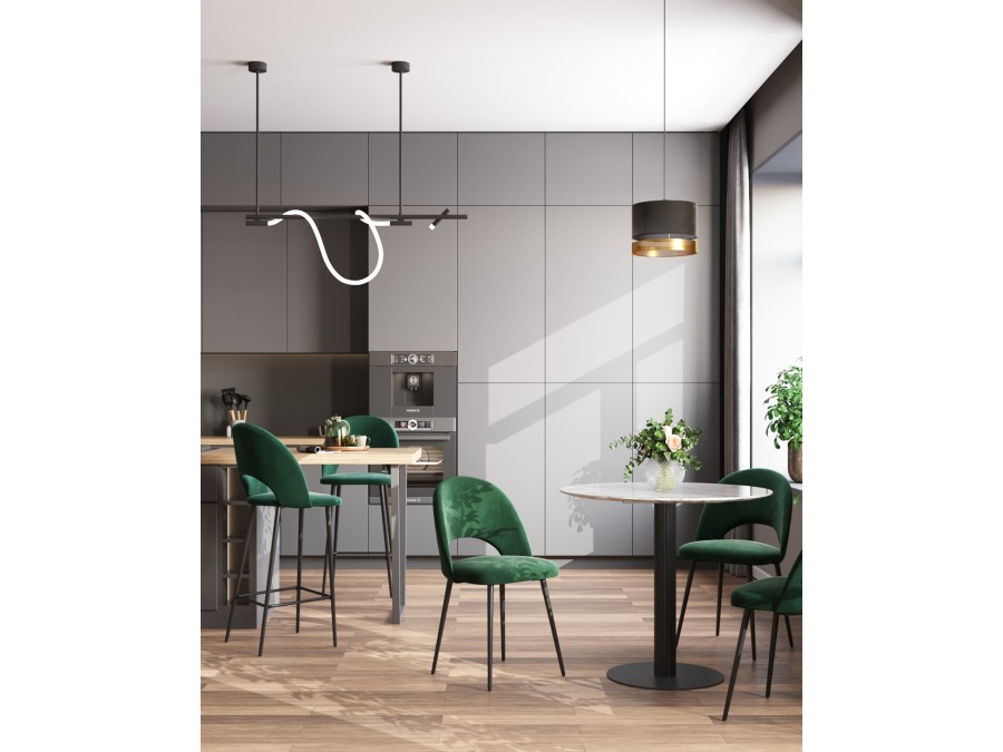 Стул Меган SN велюр зелёный