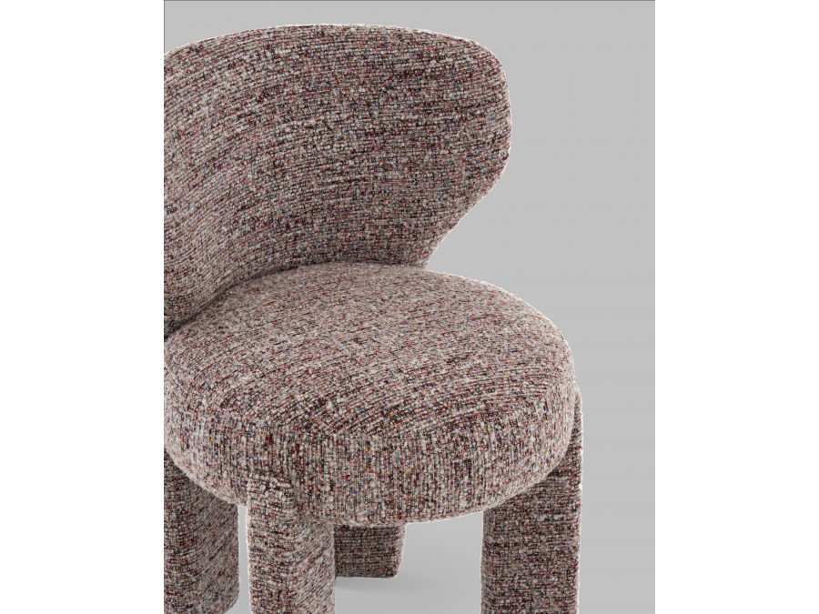 Стул Lainr бордовый меланж