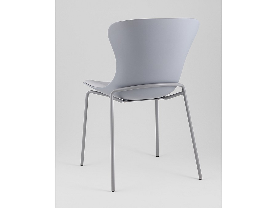 Стул Shaya с подушкой пластик серый