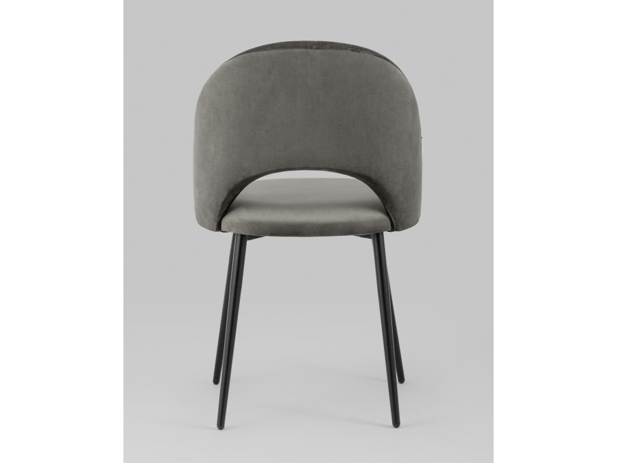 Стул Меган SN велюр тёмно-серый