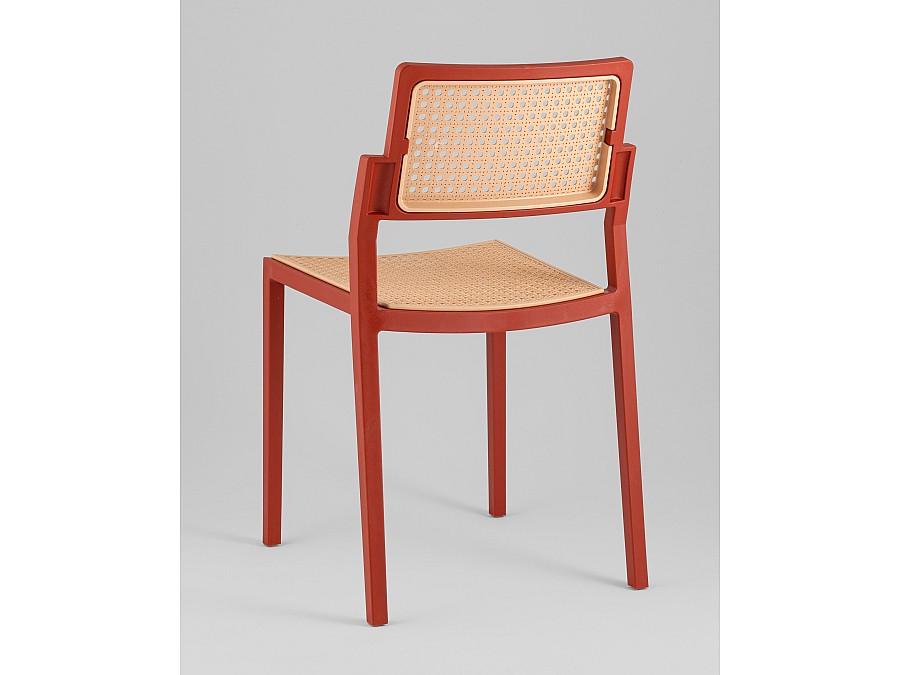 Стул пластиковый Milto красный
